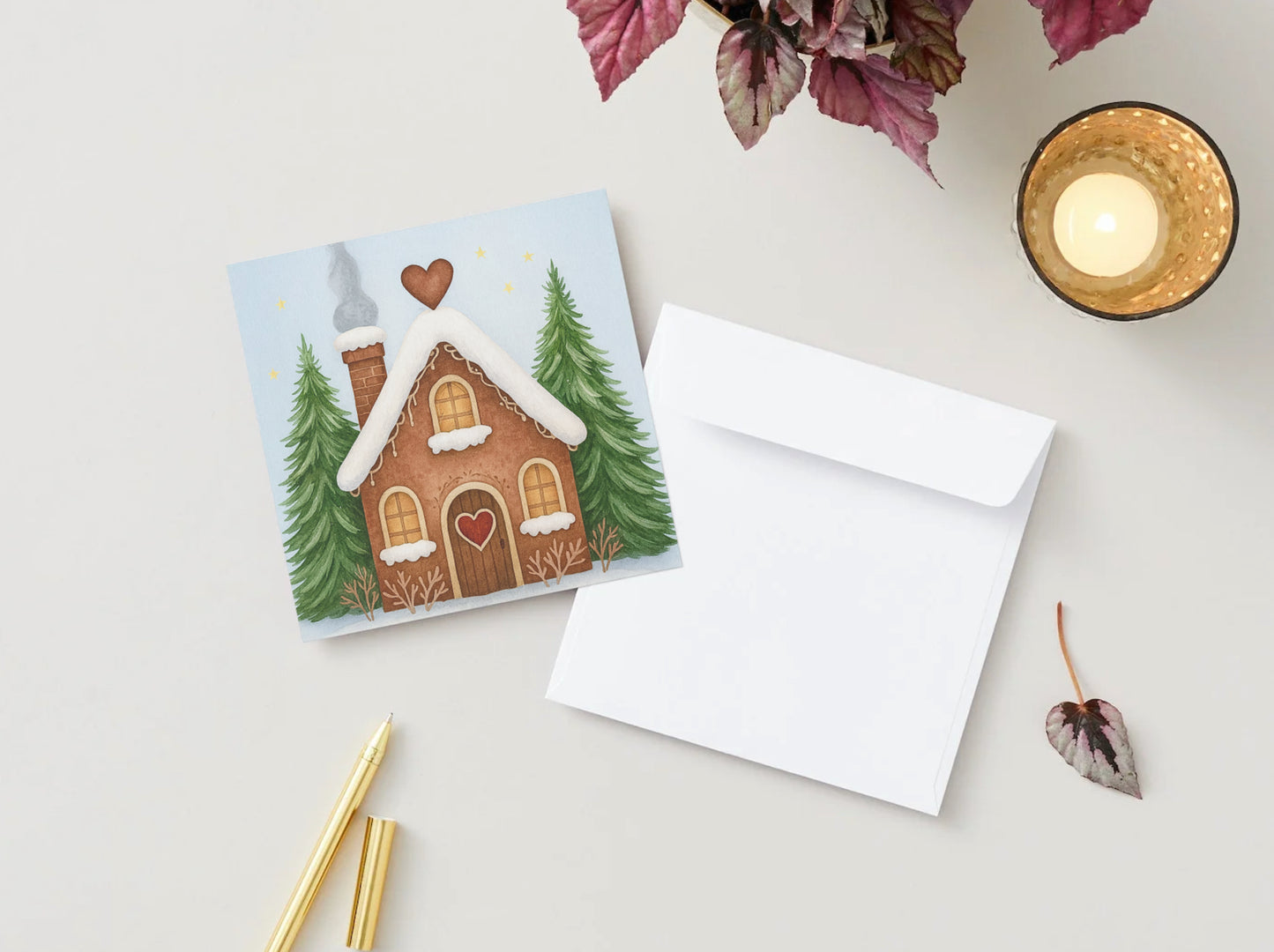 ‘Gingerbread House’ Christmas Card