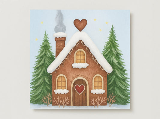 ‘Gingerbread House’ Christmas Card