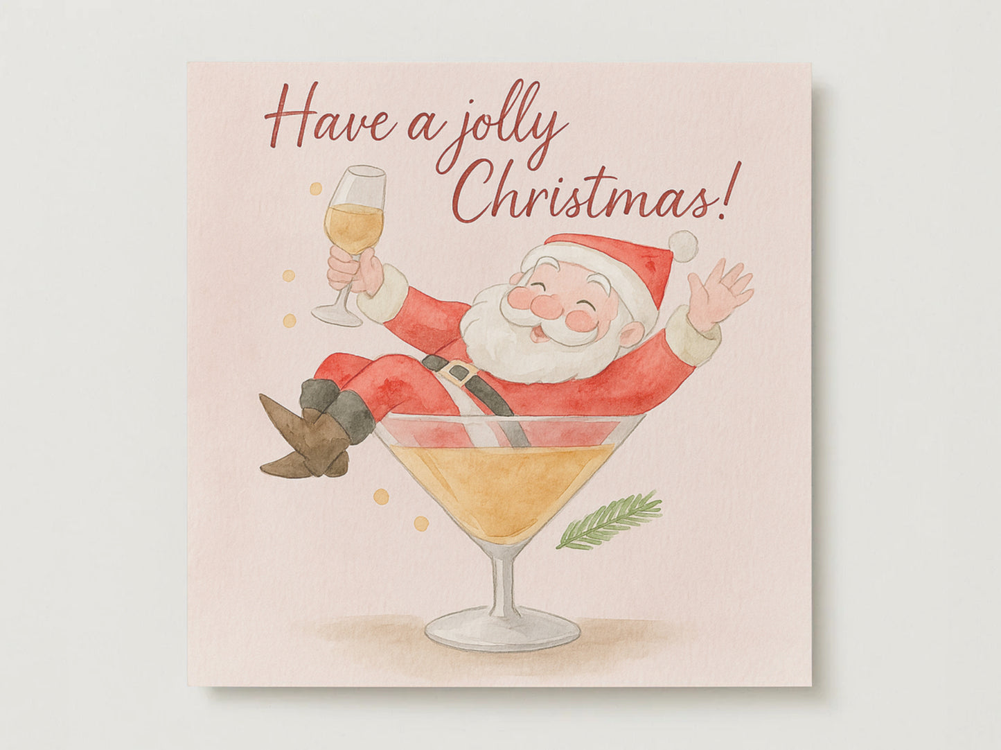 ‘Jolly Father Christmas’ Card