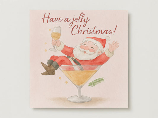 ‘Jolly Father Christmas’ Card