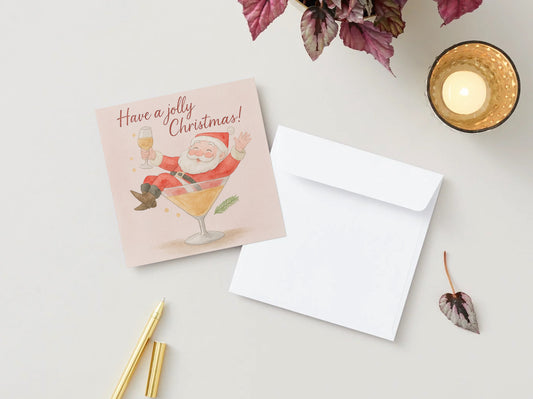 ‘Jolly Father Christmas’ Card